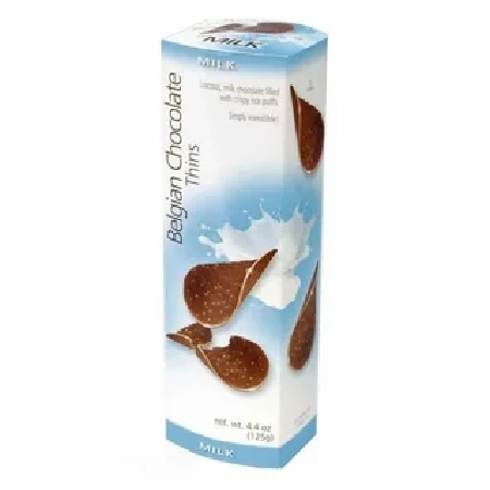 Шоколадные чипсы Belgian Chocolate Milk / Бельгийские чипсы Милк 80 гр ...