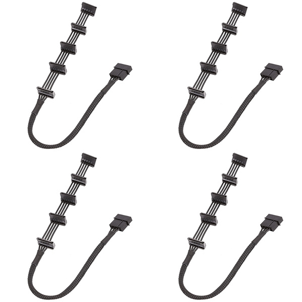 4 шт. 4 контактный разъем IDE для Molex 1 5 SATA адаптер разветвитель ...