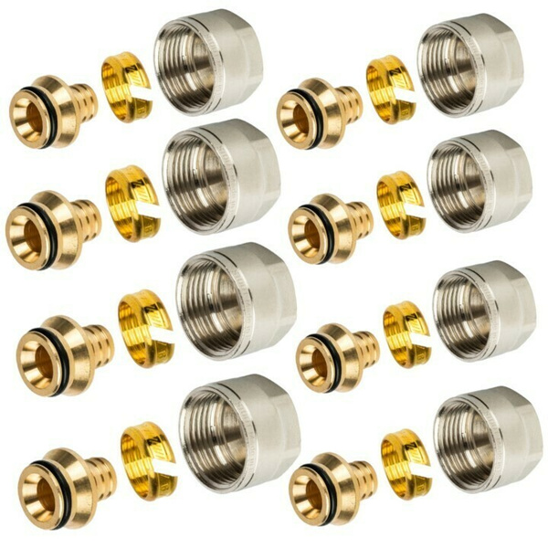 SFC-0020-001620 STOUT Фитинг компрессионный (евроконус) для труб PEX ...