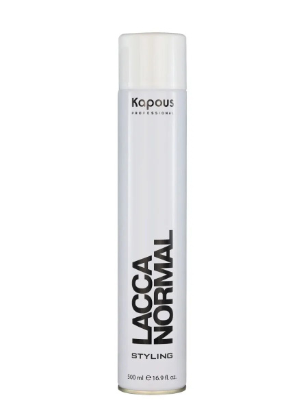 KAPOUS Лак аэрозольный Lacca Normal для волос нормальной фиксации, 500 ...
