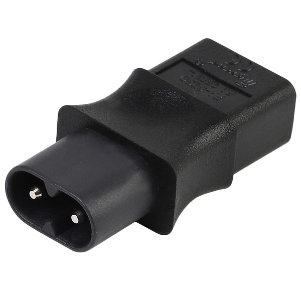 2-контактный адаптер переменного тока IEC 320 C8 папа IEC 320 C9 мама ...