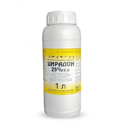 Цирадон 25% - средство от клопов, тараканов, муравьев, блох, комаров ...