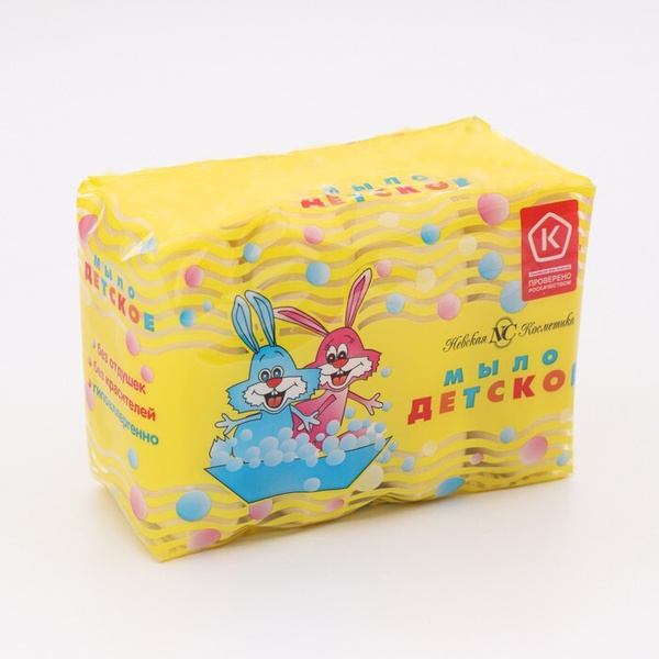 Детское мыло Невская косметика, 4 х 100 г - купить с доставкой по ...