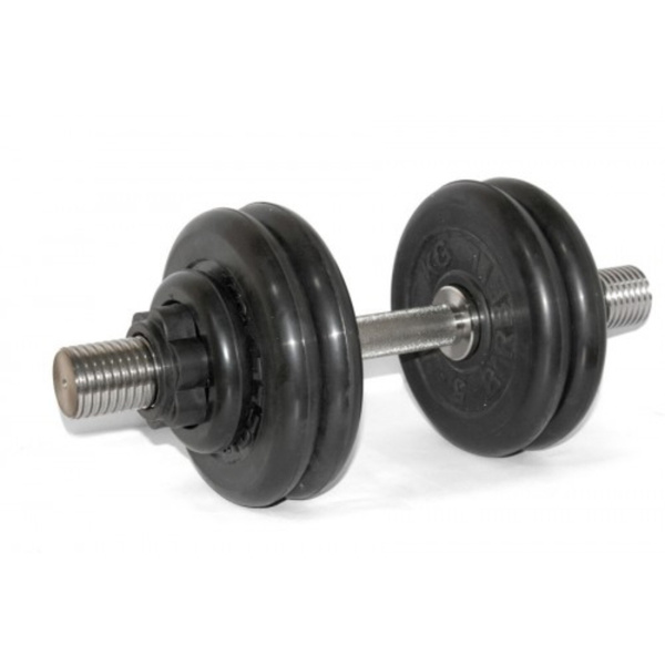Гантели Mb Barbell разборные 1 по 21 кг (D 51 mm)_черный,серый, 1 шт ...