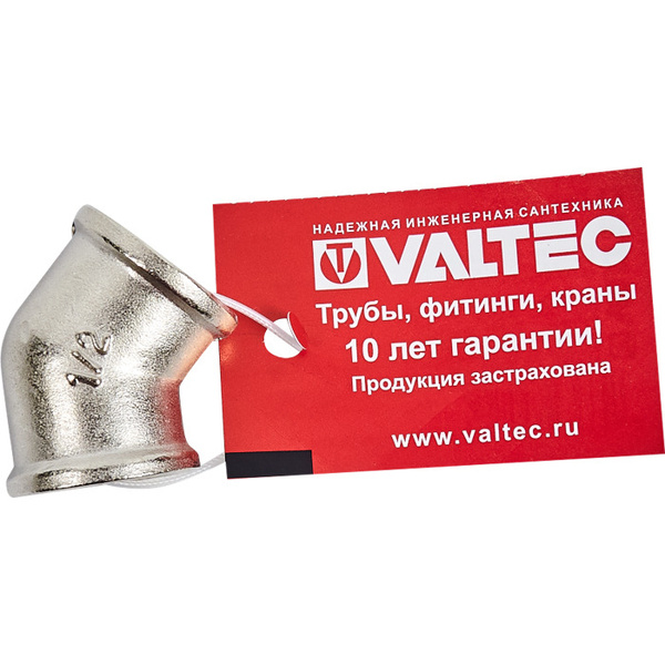 Уголок Valtec 45 градусов, внутренняя резьба, 1/2 латунь купить на OZON ...