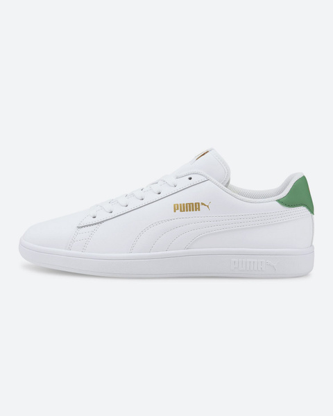 Puma smash best sale l black white