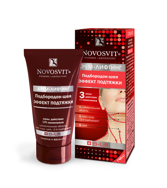 Novosvit Антивозрастной крем лифтинг для подбородка и шеи "Эффект ...
