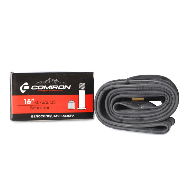 Камера для велосипеда бутиловая COMIRON 16 X1.75/2.125 Schrader 45mm ...