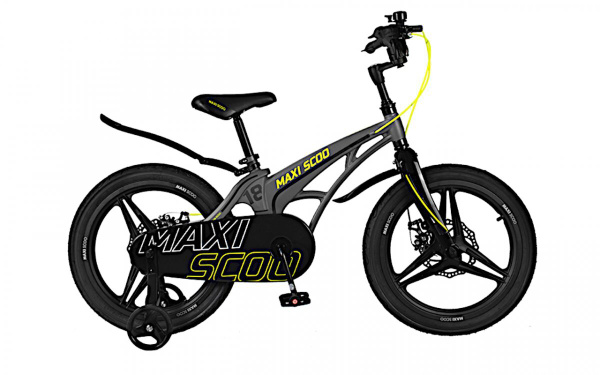 Велосипед MAXISCOO Cosmic Делюкс-18"-22г. (серый матовый) MSC-C1815D ...