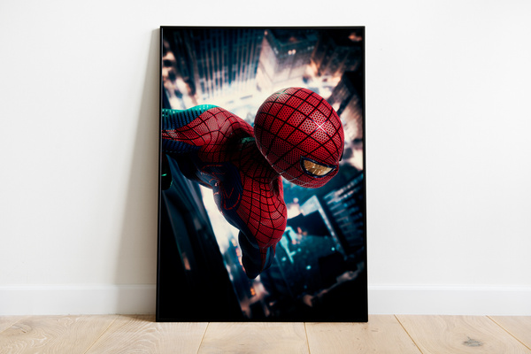 Характеристики Плакат "Человек паук над городом" / Spider man" / Формат ...