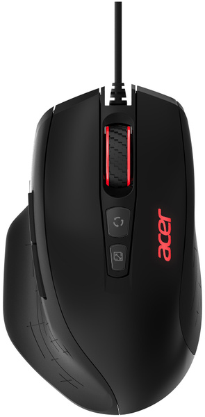 Игровая мышь проводная Acer OMW124 ZL.MCEEE.00Y, черный - купить по ...