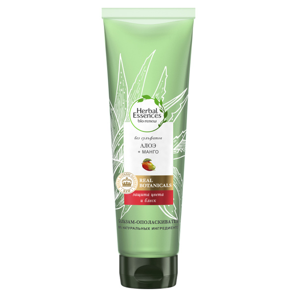 Herbal Essences Бальзам-ополаскиватель Алоэ и Манго для защиты цвета ...