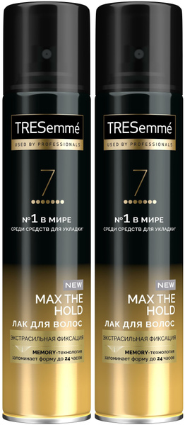 Tresemme Лак для укладки волос Экстрасильная фиксация, 250мл, 2 шт ...