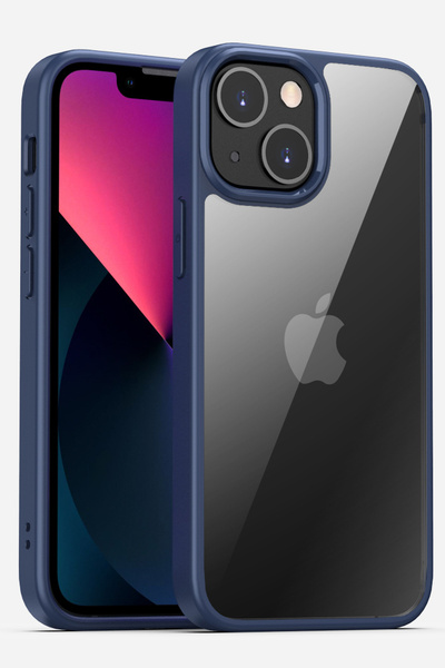 Прозрачный чехол для Apple iPhone 13 Mini / Айфон 13 Мини с силиконовым ...