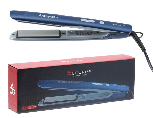 Dewal Pro Exception 03-405 Blue Профессиональный выпрямитель щипцы для ...