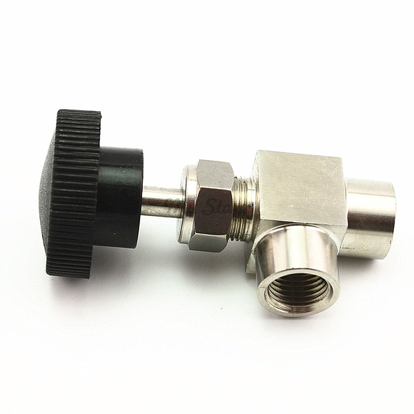 Кран игольчатый, металлический, угловой, 1/8 мама - купить с доставкой ...