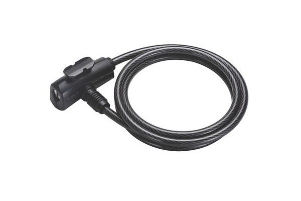 Велозамок BBB QuickSafe 8 мм x 1500 мм ключевой черный (BBL-61 ...