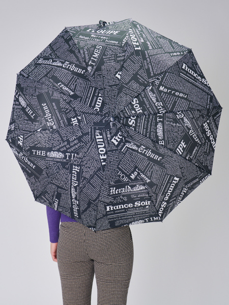 Зонт Popular Umbrella, Полный автомат, 3 сложения, черный, белый купить ...