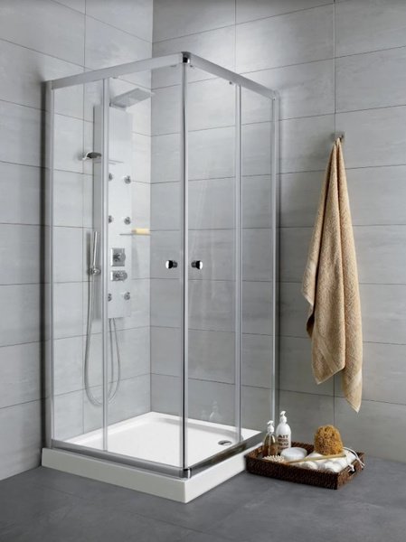 Душевой уголок с поддоном Radaway Premium C 80х80 купить на OZON по ...