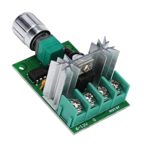 PWM Power Regulator 6-12V 6A, ШИМ-регулятор скорости / оборотов ...