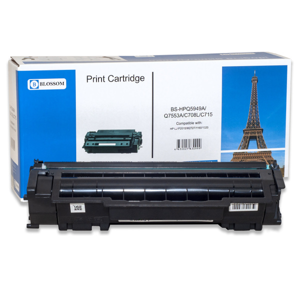 Расходник для печати BLOSSOM BS-HPQ5949A/Q7553A/C708L/C715, Черный ...