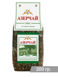 Чай зеленый листовой "Азерчай Букет" 200 гр. - купить с доставкой по ...