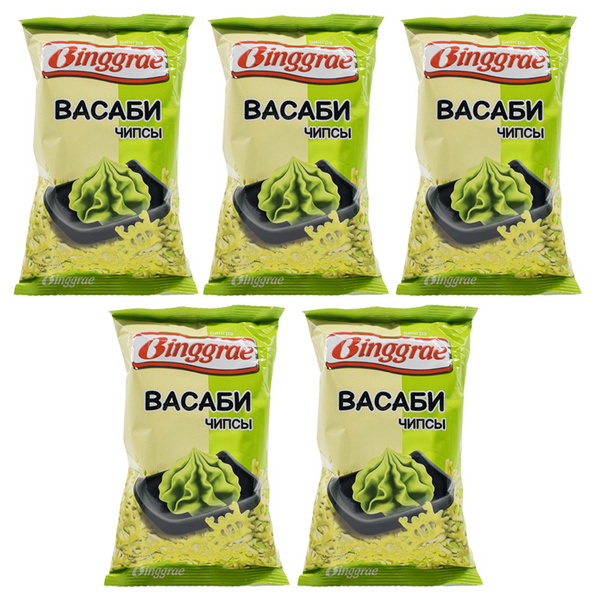 Чипсы Binggrae Васаби (5 шт. по 40 г), Россия - купить с доставкой по ...