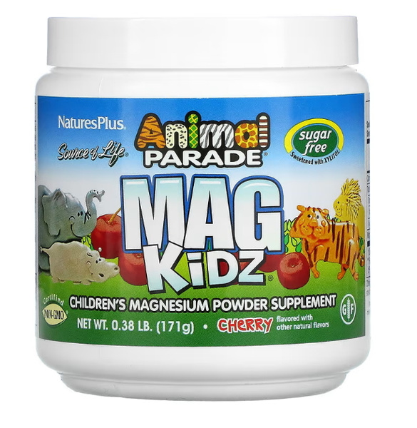 Animal Parade Mag Kidz магний для детей вкус натуральной вишни (171 г ...