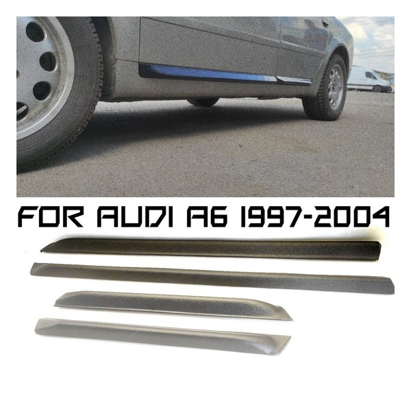 Молдинги накладки на двери АУДИ А6 / AUDI A6 C5 1997-2004 структурные ...