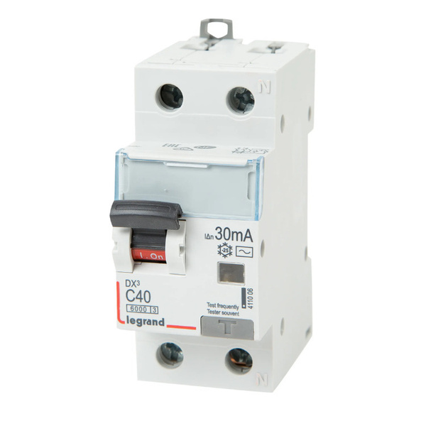 Дифференциальный автомат Legrand DX3 АВДТ 1P N C40 А 30 мА 6 кА АС ...