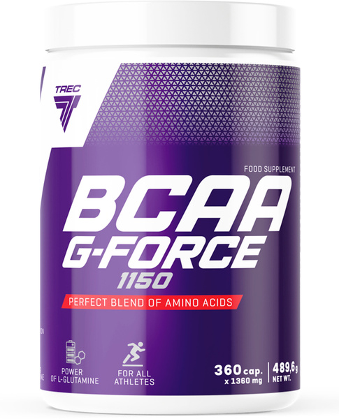 Эффективный комплекс BCAA G-force 360 капсул без вкуса Trec Nutrition ...