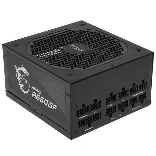 Блок питания MSI MPG A650GF 650W (MPG A650GF) черный - 650 Вт, 80+ Gold ...