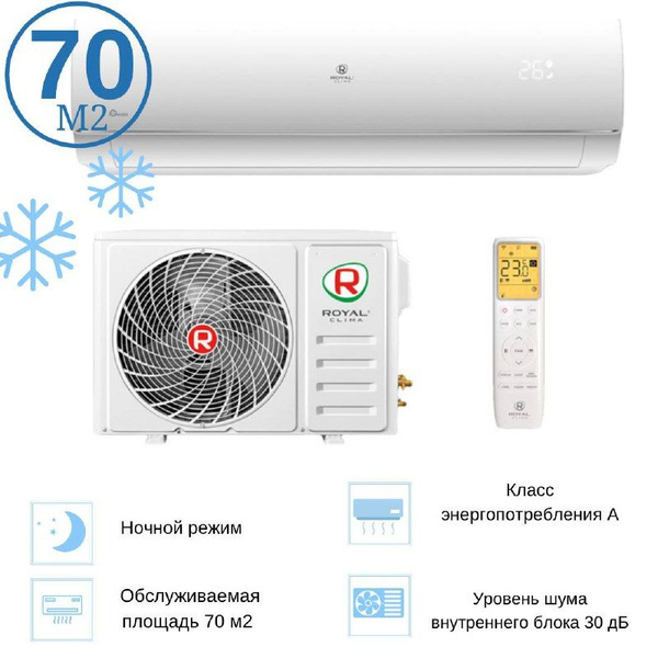 Сплит система кондиционер на 70 кв м Royal Clima PANDORA RC-PD70HN ...