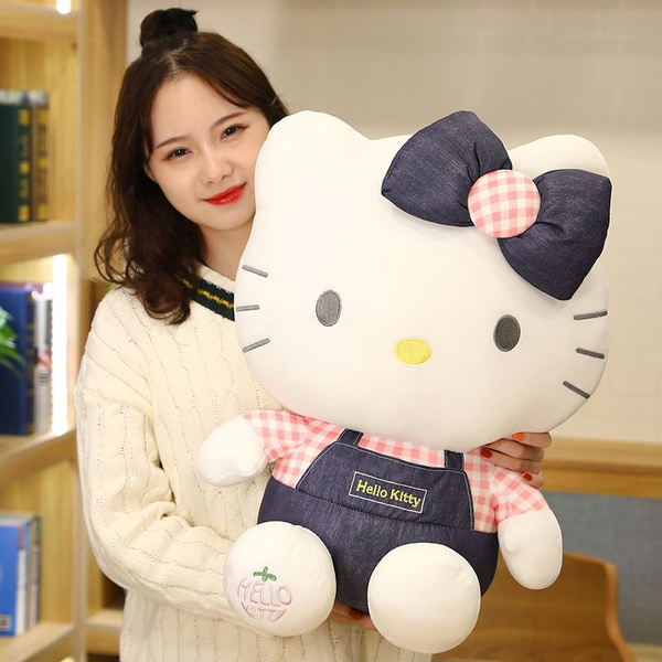 Мягкая игрушка Хэллоу Китти (Hello Kitty) в штанах 50 см - купить с ...