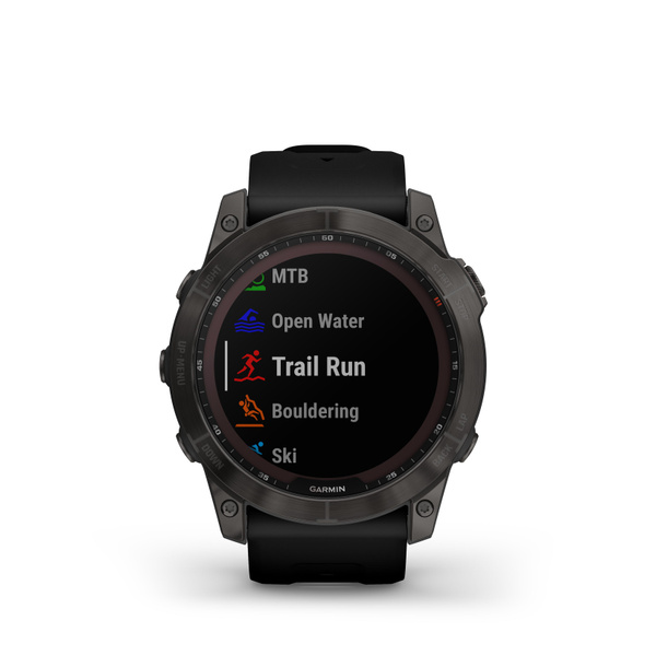 Купить смарт-часы Garmin Fenix 7X Sapphire Solar, экран 1.4" - купить ...