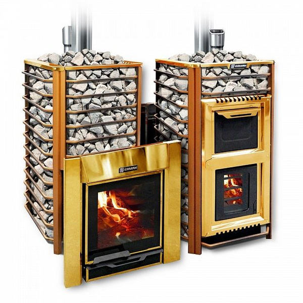 Банная печь Ермак 36 Сетка Люкс (GOLD) - купить с доставкой по выгодным ...