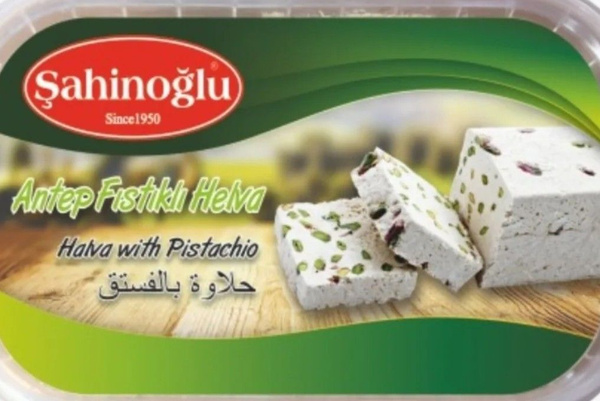 Халва тахинная (кунжутная) с фисташкой Sahinoglu 250 гр - купить с ...
