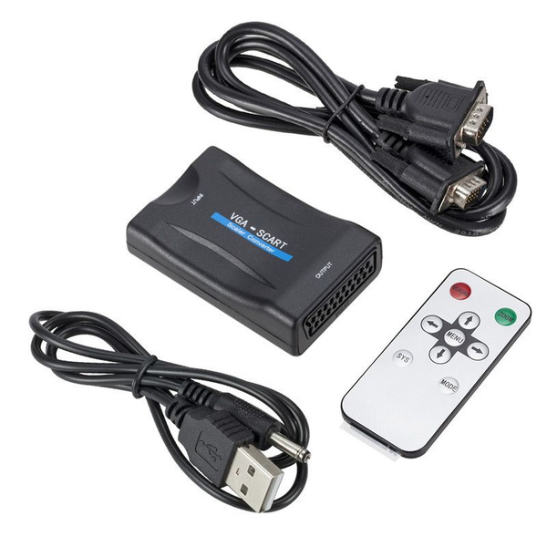 Переходник-конвертер-адаптер MyPads VGA В SCART CONVERTER ...