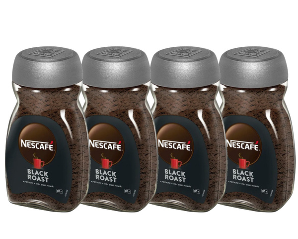 Кофе растворимый Nescafe Dark (BLACK) Roast, натуральный ...