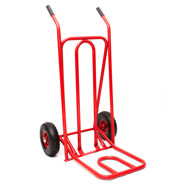 Складская грузовая двухколесная тележка с пневматическими колесами ...