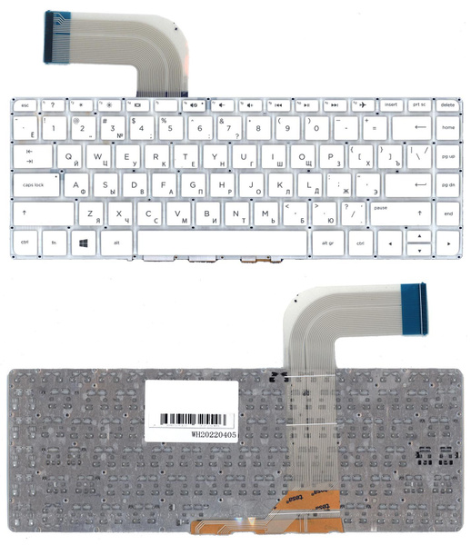 Клавиатура для ноутбука HP Pavilion 14-V белая - купить с доставкой по ...