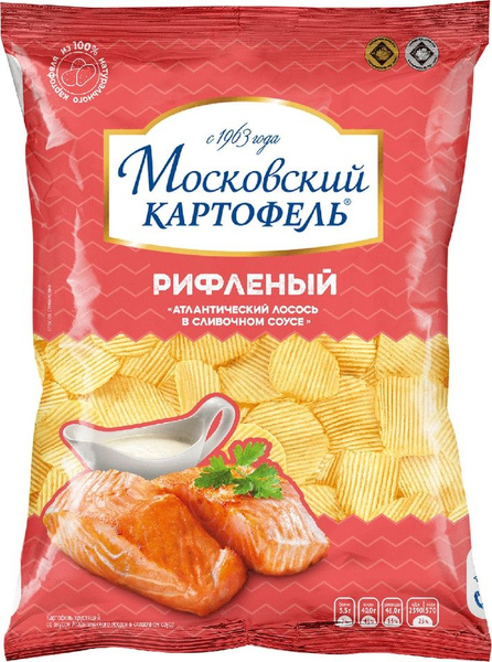 Чипсы Московский картофель Атлантический лосось 150г х 2шт - купить с ...