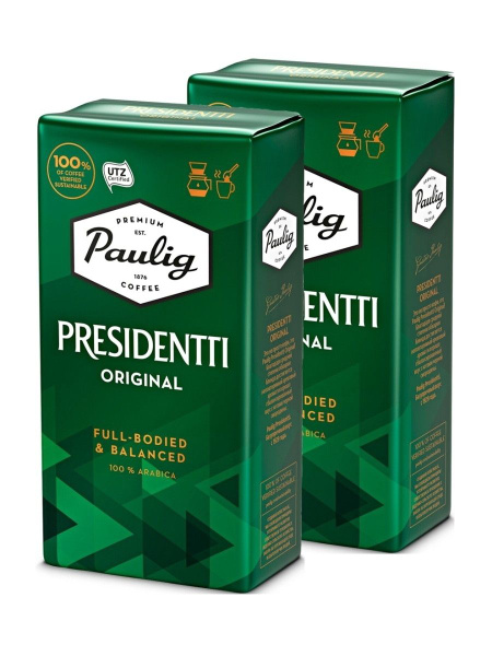 Кофе молотый Paulig Presidentti Original, 250 грамм - 2 шт - купить с ...