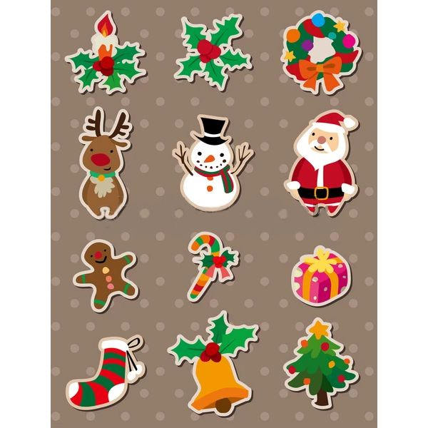 рождественские наклейки. рождественские наклейки. новогодние наклейки. идеи для наклеек. идеи для наклеек своими руками.