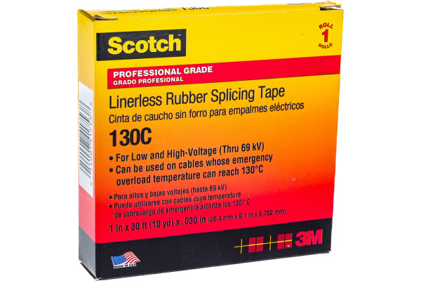 Изолента 3M Самослипающаяся резиновая изоляционная лента 3М Scotch 130C ...
