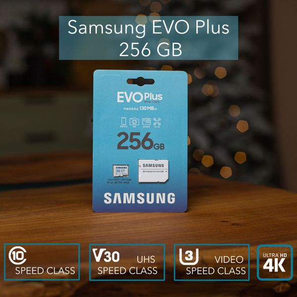 Карта памяти MicroSD Самсунг EVO Plus 256 ГБ (MB-MC256KA/RU) - купить с ...