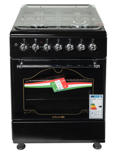Газовая плита, 60 см, Автоподжиг, Конфорка-WOK, Электрическая духовка ...