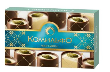 Конфеты КОМИЛЬФО Фисташка 116гр.*5шт. - купить с доставкой по выгодным ...