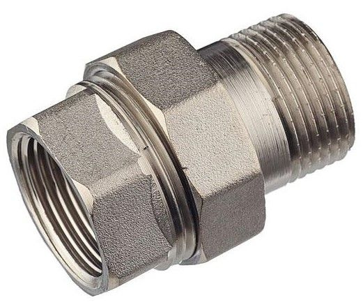 Американка прямая КОНУСНАЯ НИКЕЛЬ1/2" СГОН сантехнтческий, HJKN33 ...