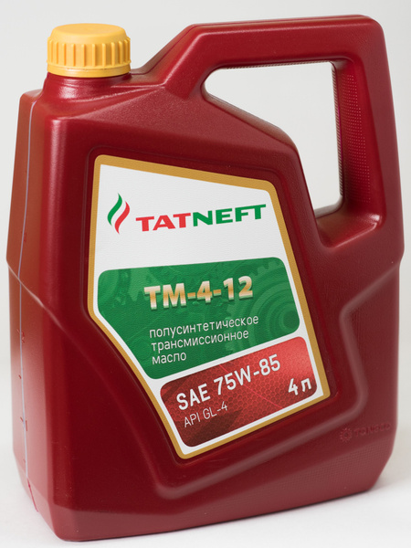 Трансмиссионное масло Tatneft ТМ 4-12 75W-85 GL-4, 4л - купить по ...